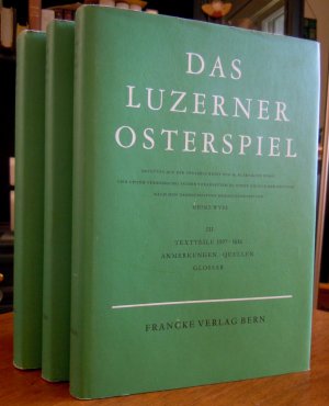 Das Luzerner Osterspiel. Gestützt auf die Textabschrift von M. Blakmore Evans und unter Verwendung seiner Vorarbeiten zu einer kritischen Edition. Nach […]