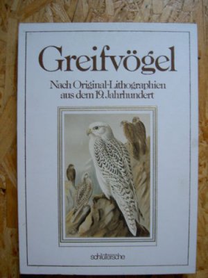 Greifvögel. Nach Original-Lithographien aus dem 19. Jahrhundert. Eulen, Falken, Weihen, Bussarde, Habichte, Adler, Geier