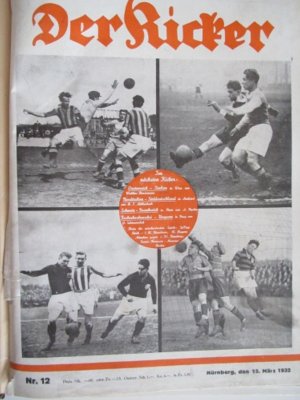 Illustrierte Wochenschrift für Fußball, Handball und Leichathletik. Nürnberg, den 16. März 1932 bis 14. Juli 1936. * Sehr zahlr. Fotos, Abbildunge und […]