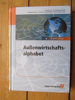 Außenwirtschaftsalphabet. Neu, in Folie.