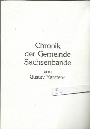 Chronik der Gemeinde Sachsenbande