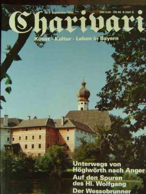 gebrauchtes Buch – Charivari. – 1994/09. Die Zeitschrift für Kunst, Kultur und Leben in Bayern., Mit vielen meist farbigen Abbildungen im Text.