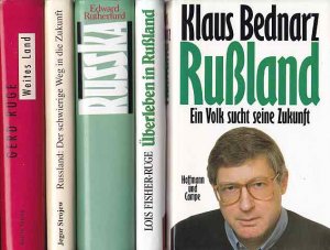Konvolut "Sowjetunion/Russland". 8 Titel. 1.) Klaus Bednarz: Russland, Ein Volk sucht seine Zukunft, Hoffmann und Campe Hamburg, 1. Auflage/1992 2.) Edward […]