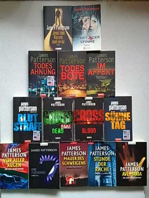 14 X James Patterson - ...denn zum Küssen sind sie da + Im Netz der Spinne + Todesahnung + Todesbote + Im Affekt + Blutstrafe + Dead + Blood + Sühnetag […]