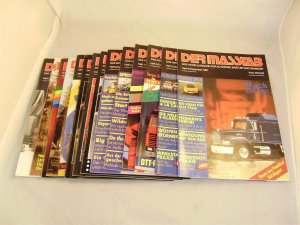 DER MASSTAB. Das Modellmagazin für Autofans, Bastler und Sammler. Konvolut von 14 Heften aus den Jahrgängen 1985, 1990, 1991, 1993