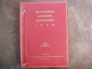 antiquarisches Buch – Genossenschaft Deutscher Bühnen-Angehörigen  – Deutsches Bühnen-Jahrbuch, 78. Jg. 1970 (Spielzeit 1969/1970 ("Wilhelm Pitz")