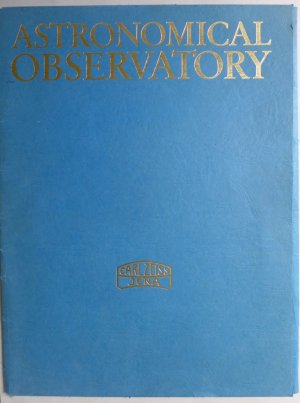 Astronomical Observatory - Großformatige Mappe mit s/w Fotografien auf 17 Tafeln von Sternen, Nebeln und Galaxien aufgenommen mit dem 2m Universal Reflektor Teleskop