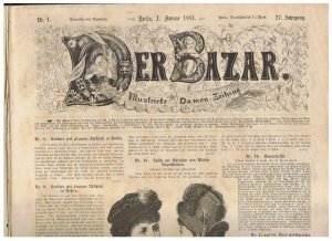 Der Bazar. Illustrierte Damen-Zeitung. Jg 27/1881