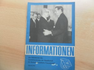 antiquarisches Buch – Zentralvorstand der Gesellschaft für Deutsch-Sowjetische Freundschaft – Informationen des Zentralvorstand der Gesellschaft für Deutsch-Sowjetische Freundschaft - Heft 10/1967