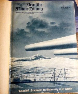 Deutsche Marine- Zeitung Hefte 1- 10 ( Jan.-Oktober 1939 ) - Die Kriegsmarine A Hefte 21 / 23/ 24 ( Nov. /Dez. 1939 )