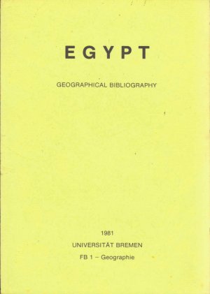 Egypt.  Geographical Bibliography