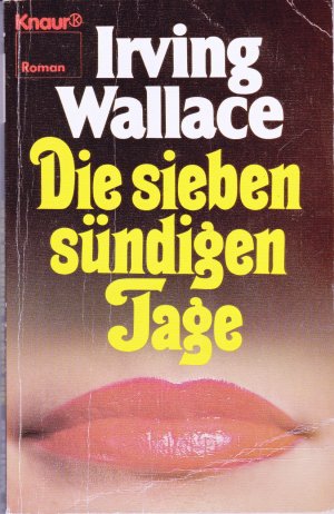 antiquarisches Buch – Irving Wallace – Die sieben sündigen Tage