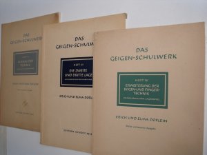 gebrauchtes Buch – Erich und Elma Doflein – Das Geigen-Schulwerk, Heft II, Heft III und Heft IV (Heft , 2, , 4)