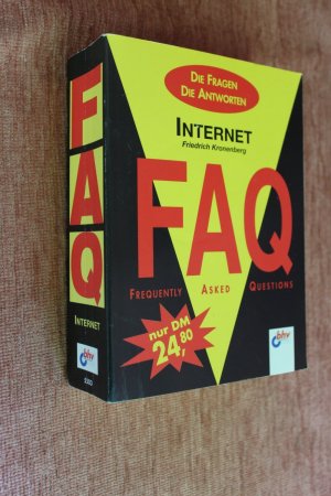 gebrauchtes Buch – Friedrich Kronenberg – FAQ Internet