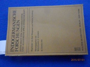 Indogermanische Forschungen 88. Band 1983