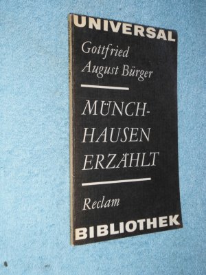 gebrauchtes Buch – Bürger, Gottfried August – Münchhausen erzählt