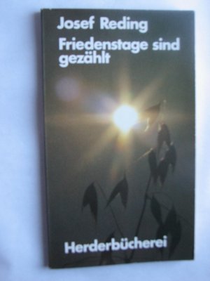 Friedenstage sind gezählt.