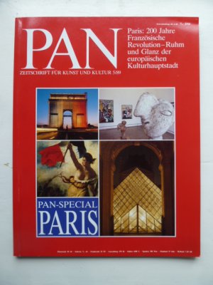 gebrauchtes Buch – Autorenkollektiv – PAN Zeitschrift für Kunst und Kultur Heft Nr. 5/89 PAN-SPECIAL PARIS