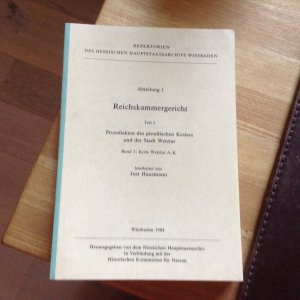 Reichskammergericht / Prozessakten des preussischen Kreises und der Stadt Wetzlar - Kreis Wetzlar A - K - Hausmann, Jost