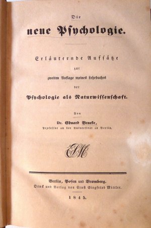 Lehrbuch der Psychologie als Naturwissenschaft