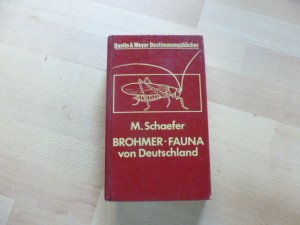 gebrauchtes Buch – Matthias Schaefer – Brohmer-Fauna von Deutschland