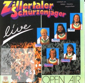 gebrauchter Tonträger – Zillertaler Schürzenjäger – Zillertaler Schürzenjäger Live Open Air