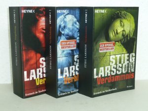 gebrauchtes Buch – Stieg Larsson – 3 Bände: Verblendung - Verdammnis - Vergebung. - Die komplette Triologie.