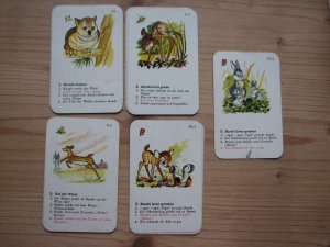 gebrauchtes Spiel – Walt Disney – Walt Disney's Bambi Quartett Nr. 505 - 36 Karten - komplett