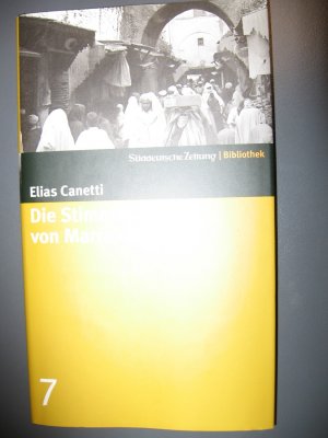 antiquarisches Buch – Elias Canetti – Süddeutsche Zeitung Bibliothek / Die Stimmen von Marrakesch