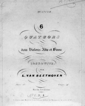 Op. 18, Nr. 2-4] 6 Quatuors pour deux violons, alto et basse... opera 18 en six livraisons [no. 2, 3, 4