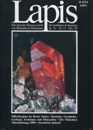 gebrauchtes Buch – Lapis. Monatsschrift. Nr. 12/2009 (enthält u.a. Steckbrief Imiterit; Silberbergbau im Revier Imiter, Marokko)