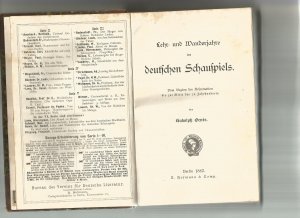 Lehr- und Wanderjahre des deutschen Schauspielers. Vom Beginn der Reformation bis zur Mitte des 18. Jahrhunderts.