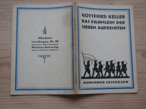 antiquarisches Buch – Gottfried Keller – Das Fähnlein der sieben Aufrechten. Münchner Lesebogen Nr. 85