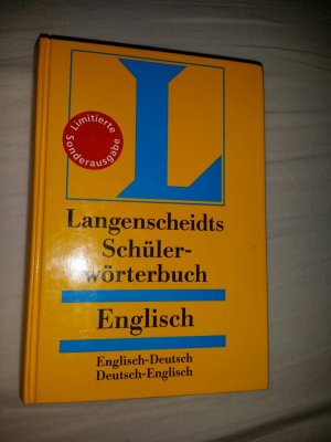 gebrauchtes Buch – Langenscheidts Schülerwörterbuch Englisch