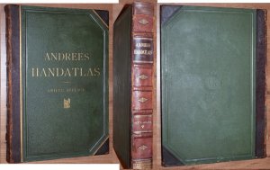 antiquarisches Buch – Andrees Allgemeiner Handatlas in 91 Haupt- und 86 Nebenkarten