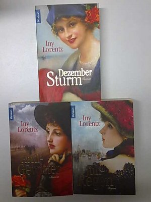 gebrauchtes Buch – Iny Lorentz – Trettin-Trilogie (komplett) Dezembersturm + Aprilgewitter + Juliregen