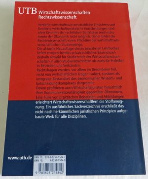 gebrauchtes Buch – Schünemann, Wolfgang B. – Wirtschaftsprivatrecht