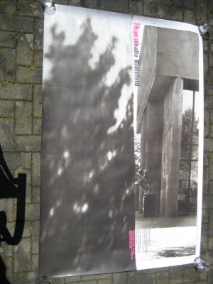 Klaus KINOLD Original Plakat ( Fotografie ) Kunsthalle Bielefeld Typografie Fleischmann DERRA Axis Philip Johnson