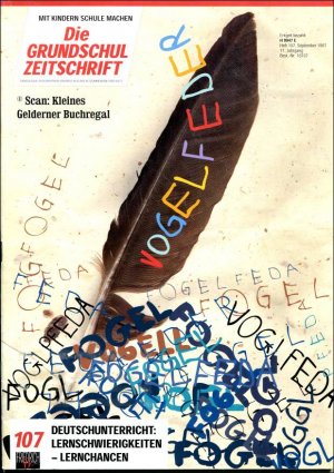 gebrauchtes Buch – pädagogisch-didaktische Fachzeitschrift – Die Grundschulzeitschrift 107/1997: DEUTSCHUNTERRICHT: LERNSCHWIERIGKEITEN - LERNCHANCEN / mit Materialbeihefter "Konzeptalbum für den Anfangsunterricht"