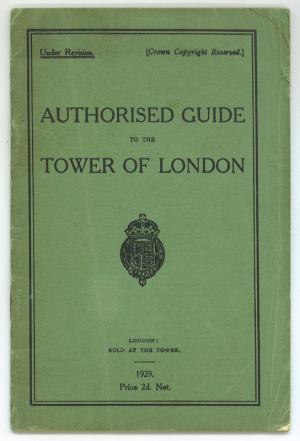 antiquarisches Buch – Authorised Guide to the Tower of London. London: Sold at the Tower