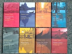 8 X Donna Leon - Venezianische Scharade + Vendetta + Acqua alta + Sanft entschlafen + In Sachen Signora Brunetti + Blutige Steine + Lasset die Kinder […]