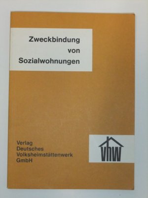 gebrauchtes Buch – verschiedene Autoren – Zweckbindung von Sozialwohnungen