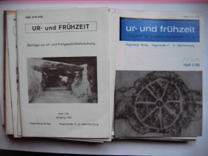 Ur- und Frühzeit. Zeitschrift für populäre Archäologie, 8. Jg,, Heft 1 bis 16.Jg., Heft 2 (insgesamt 34 Hefte)