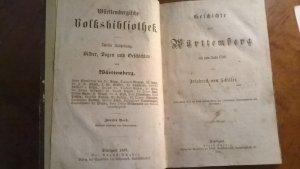 antiquarisches Buch – Schiller, Friedrich von  – Geschichte von Württemberg bis zum Jahr 1740