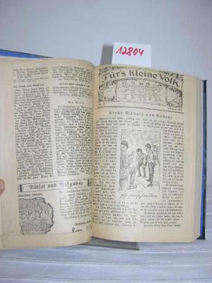 antiquarisches Buch – Für´s kleine Volk, Sammelband Jahrgang 1925 Nr. 5 bis 52; Sammelband Jahrgang 1926 Nr. 1 bis 52, Sammelband 1927 Nr. 1 bis 52 und Sammelband 1928 Nr. 1 bis 52, Beilage zur Wochenschrift "Fürs Haus"