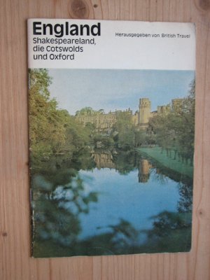 antiquarisches Buch – von British Travel – England - Shakespeareland, die Cotswolds und Oxford