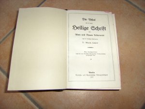 Die Bibel oder die ganz heilige Schrift von 1927 Berlin