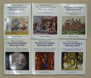 Die Kunst im Heiligen Römischen Reich. Band I-VI in 6 Bände (compl., mehr nicht erschienen). Bd. I: Die weltlichen Fürstentümer; Bd. II: Die geistlichen […]