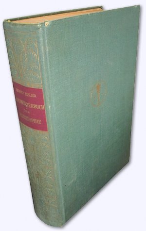 Eislers Handwörterbuch der Philosophie. Neuherausgegeben von Richard Müller-Freienfels. 2. Aufl.
