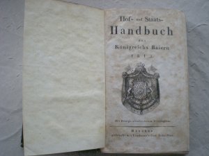 Hof- und Staats-Handbuch des Königreichs Baiern 1812.